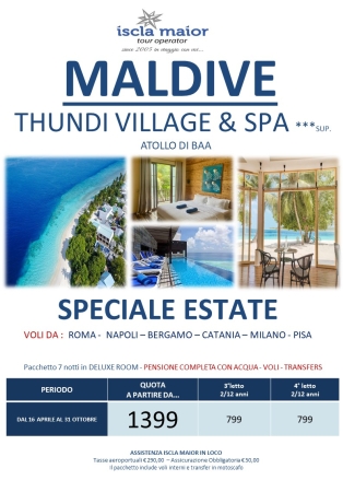 ESTATE MALDIVE THUNDI VILLAGE MALDIVE