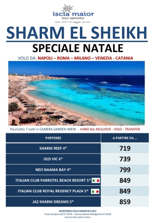 SPECIALE SHARM EL SHEIKH NATALE 2025 NATALE