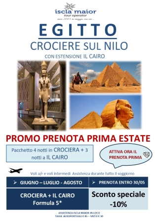 CROCIERA SUL NILO + CAIRO CROCIERE SUL NILO