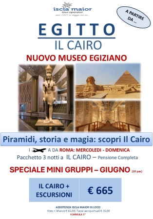 IL CAIRO - Piramidi, storia e magia SPECIALE GRUPPI